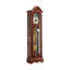 83.86 in. H Glass and Solid Wood Floor Clock