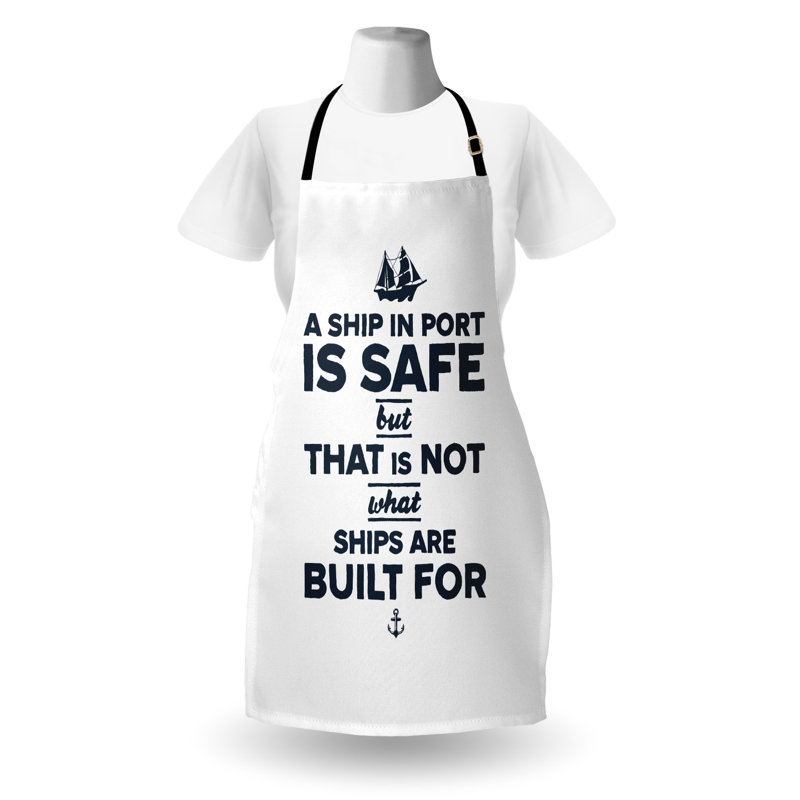 No Pattern Bib Apron