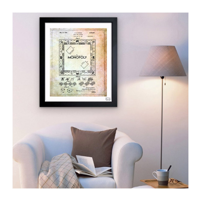 Monopole 1935 - Impression sur papier, H 34 po x l 28 po