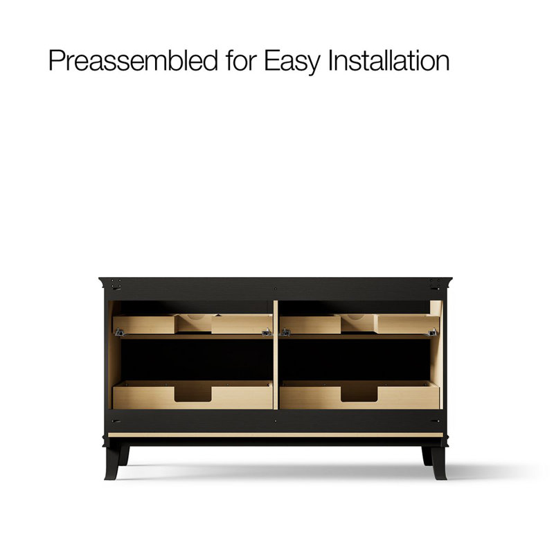 Artifacts Vanity 60 Inches, Black