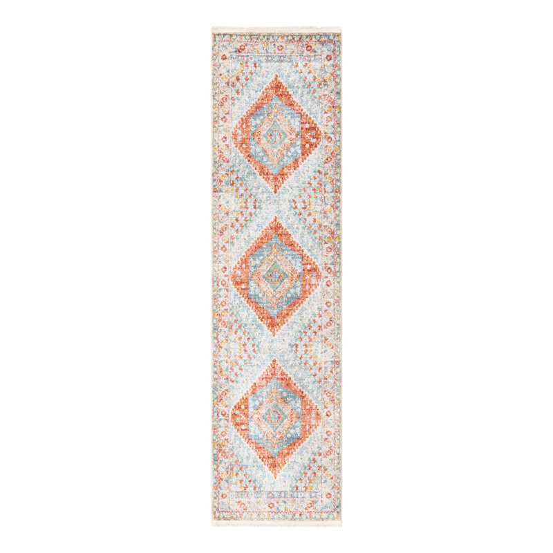 Tapis Haefner_Salmon, Tapis de couloir 2 pi 7 po x 10 pi