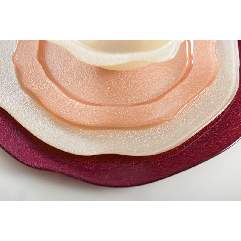 SALMON DINNER PLATE Set of 6, Salmon