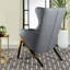 Fauteuil d'appoint rembourré Crendon-114963280