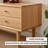 Solid wood vine weaving TV stand