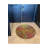 Pastel Theme Mixed Flowers Patterned Round Woven Base Modern Decorative Carpet-1615295739
