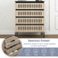 Grille Style 4-Drawer Vertical Chest