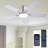 42 inch Low Profile Ceiling Fan with Light and Remote Control-1337375380-1337375387