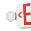 Enseigne lumineuse de sortie de secours ROUGE, 120 - 277VAC