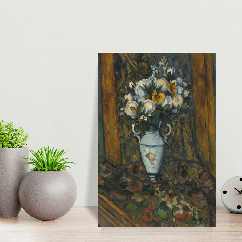 Vase de fleurs, 1900-1903, estampe d'art mural contemporaine abstraite et impressionniste représentant des fleurs.