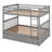 Bunk Bed With Drawers, Convertible Beds-1199223432