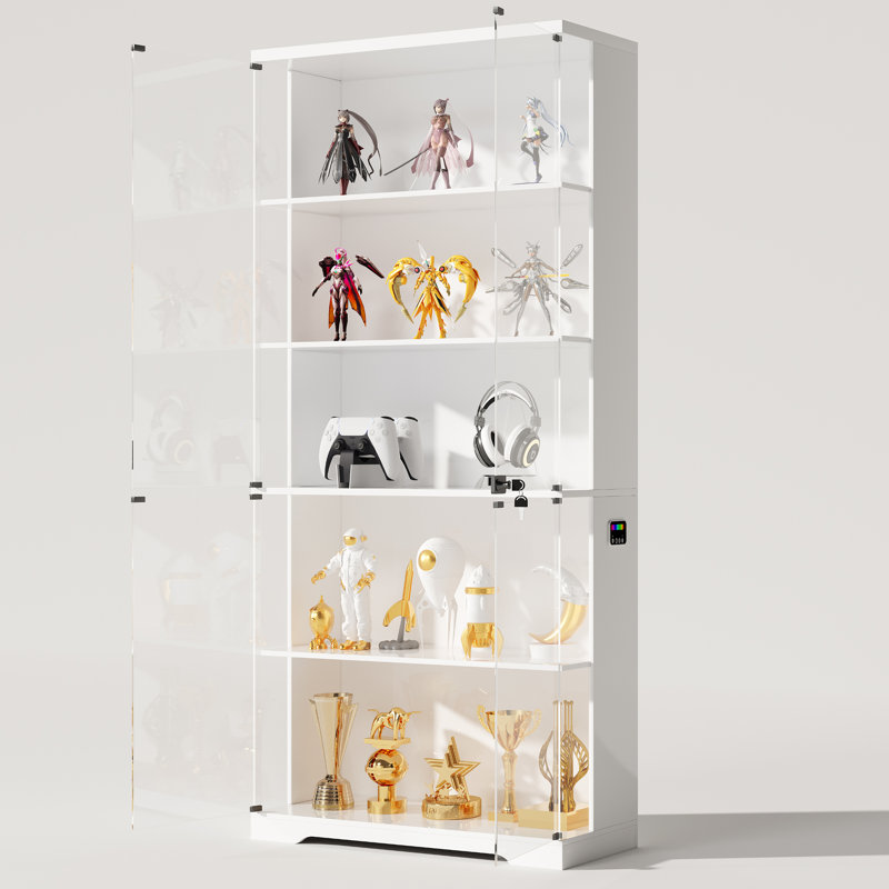 175cm H x 64cm W Book Cabinet Bookcase, White