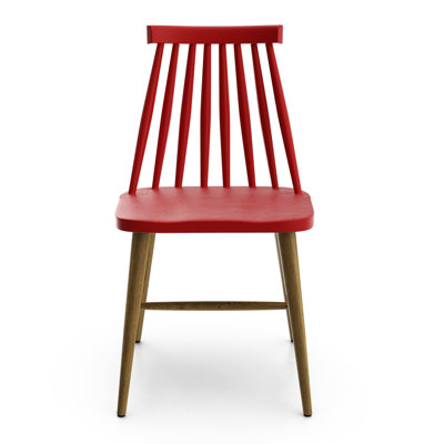 Chaise d'appoint à dossier en lattes