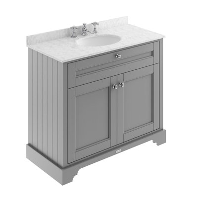 Old London 1000mm Free-standing Single Vanity Unit