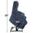 Dual Motor Heat Massage Infinite Position Up To 350 Lbs Electric Power Lift Recliners With Power-Remote-42544748