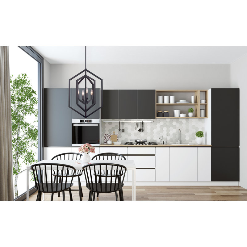 Zayd 4 - Light Dimmable Geometric Chandelier