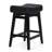 Upholstered Counter Stool with Solid Wood Frame-615244722