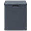 Dakota Fields Alage 44cm W 90L Plastic Lockable Deck Box in Anthracite