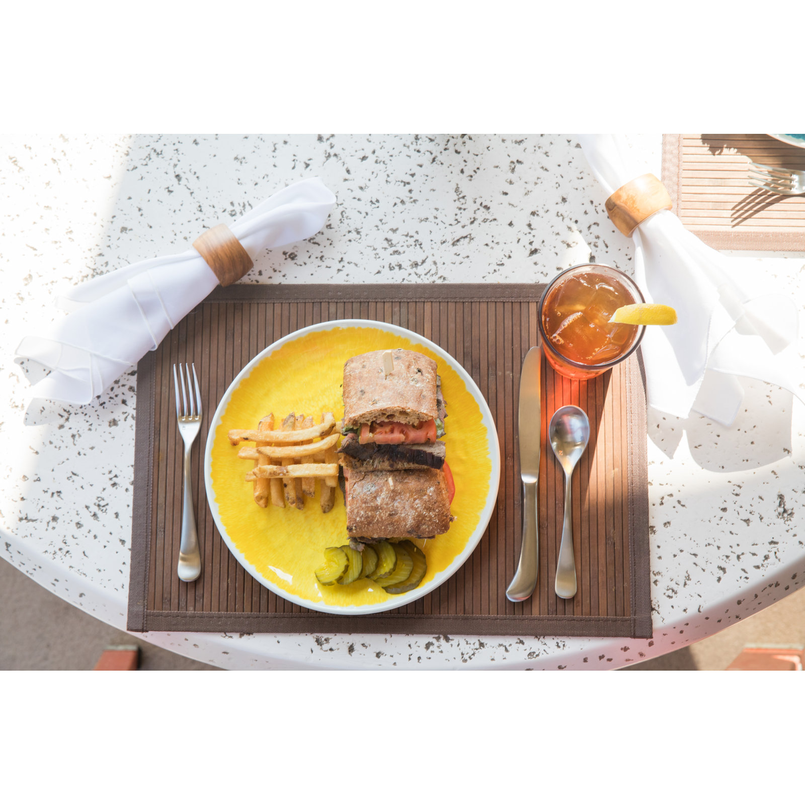 Fortessa Shasta Melamine Dessert Plate, Yellow