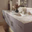Ensemble de meuble-lavabo double mural 84 "avec miroir Geneva-87285970-112952428