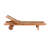 Alyisa Outdoor Eucalyptus Wood Chaise Lounge