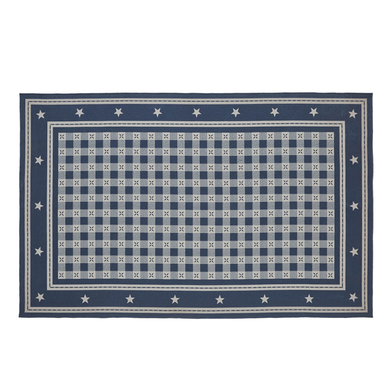 Bronez Flatweave Washable Indoor / Outdoor Rug, Rectangle 5' x 8'