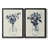 " Indigo Floral Vase I " 2 - Pieces-830946975-830946973