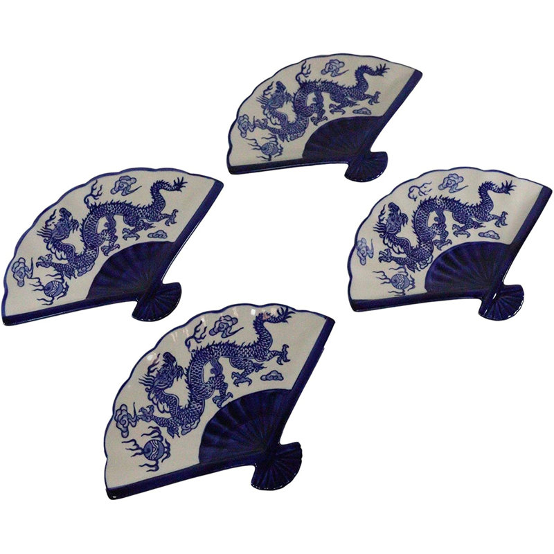 4 Piece Sushi Plate Set