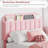 Faux Fur Upholstered Bed Frame with Storage Headboard, 2 Drawers-1613356285-1613356282