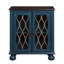 Console Anganette au fini bleu antique