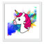 Rainbow Baby Unicorn Canvas Art-47848632-47848637