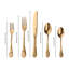 Casablanca 5 - Piece Stainless Steel Flatware Set - Service for 1-93477434