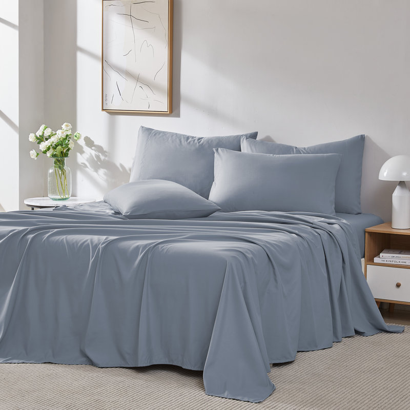 Vilano Springs Extra Deep Pocket Sheet Set, 6-Piece Ultra Soft Microfiber Sheets and Pillow Cases, Wrinkle Resistant, Easy Care