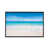 Toile avec cadre argenté