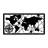 Elegant Black Metal Wall Art Decor, 39.4 x 19.7 inches | 100% Metal Construction (Thickness: 0.06 inches) | Easy Wall Mounting for Home, Office, or Gallery | Stylish Decorative Accessory for Any Space-852788558