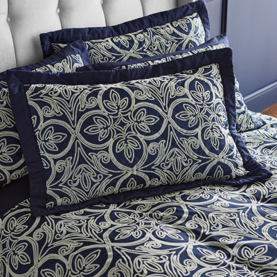 Flock Trellis Pillowsham Pair with envelope closure
