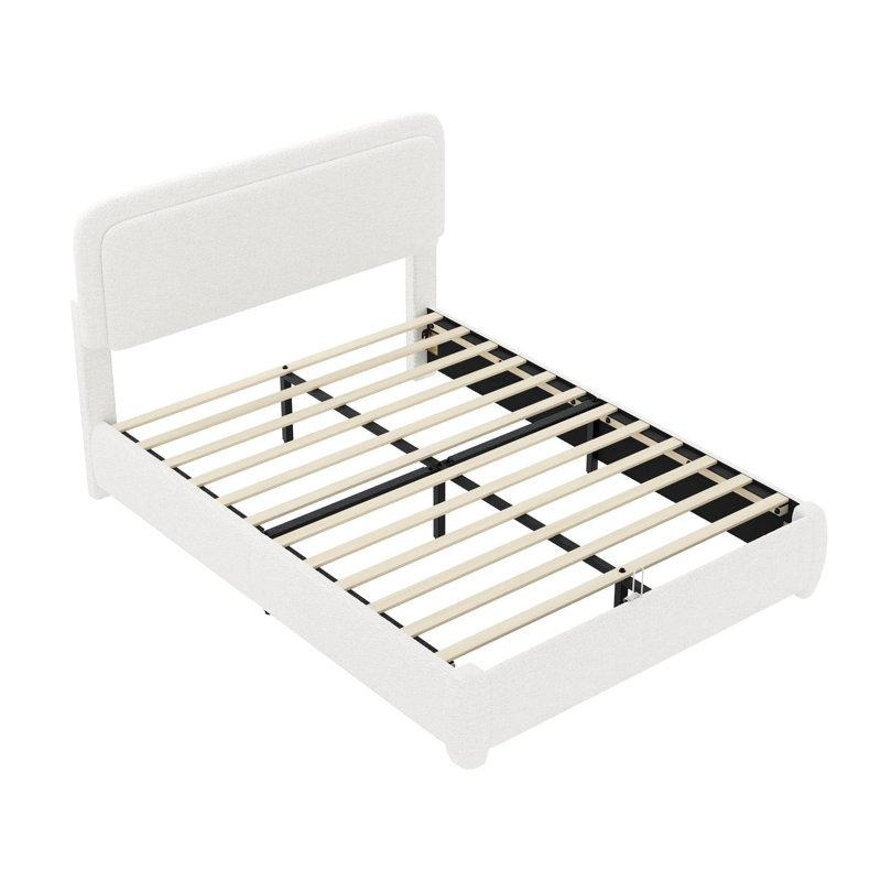 Structure de lit grand avec boucle Boucle, Grand lit