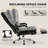 Double Layered Upholstered Executive Chairs with Footrest-1349653444