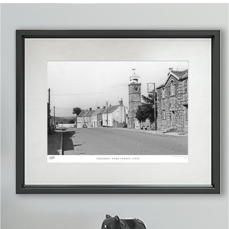 Tregony, Fore Street C1955 by Francis Frith - Single Picture Frame Print, 40cm H x 50cm W x 2.3cm D