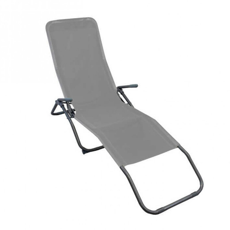 Kynon Folding Beach Chair, Grey