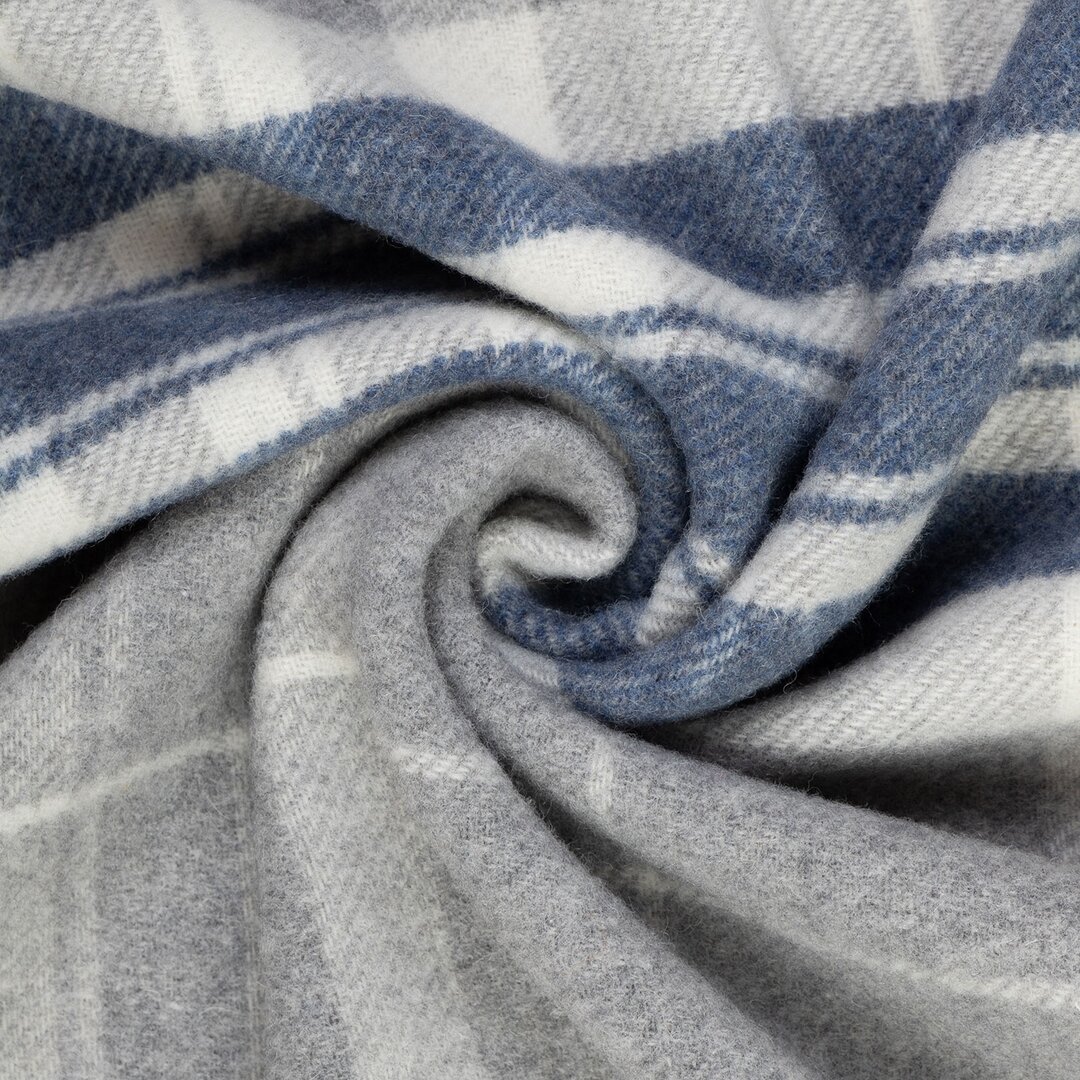 Odelina cashmere and merino wool blanket