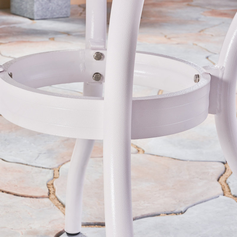 Table ronde Phoenix 48 po, Blanc