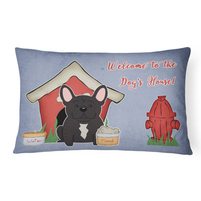 Coussin lombaire intérieur/extérieur pour chien house fait main