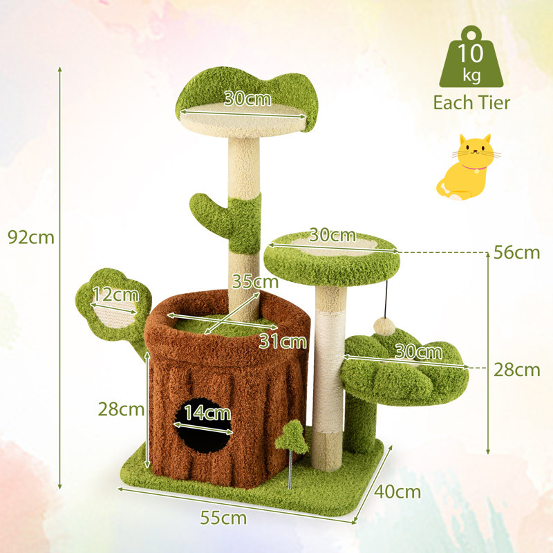 92cm H Cat Tree