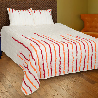 Streamers Cotton Striped Quilt