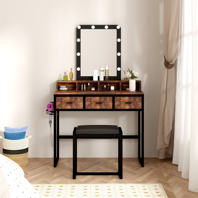 Dressing Table with Mirror