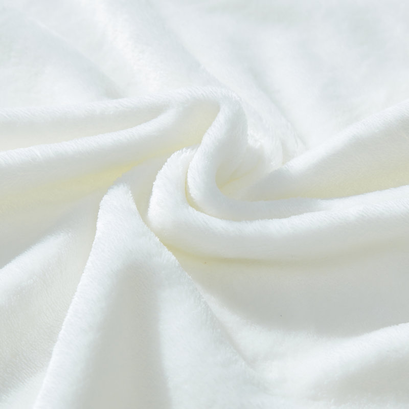 Couverture en molleton ultra doux Nautica, Lit simple, Blanc