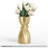 Charmaine 10" Cinched Knot Ceramic Gold Vase-605020593