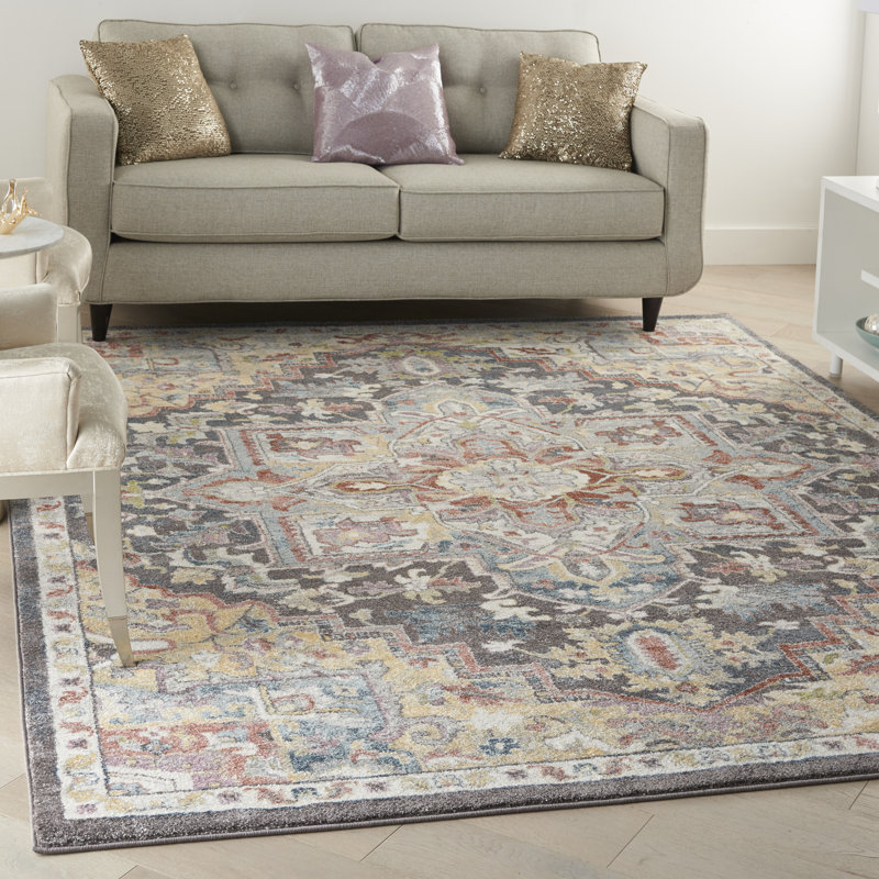 Sharilynn Oriental Indoor Rug, Rectangle 9' x 12'