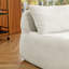 Fauteuil à billes surdimensionné avec repose-pieds et coussin de taille Phillips-110740729
