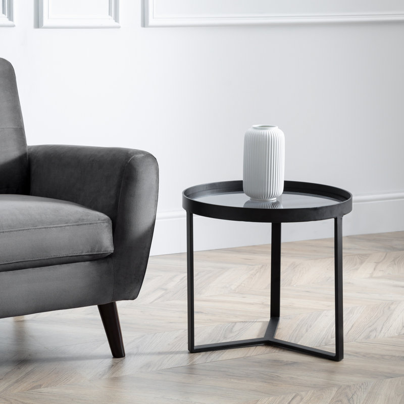 Cordero Glass Top Frame End Table